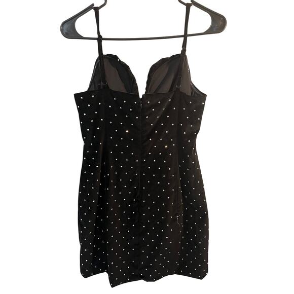 Michael Kors Embellished Velvet Bustier Mini dress women's size 6 - Picture 5 of 7